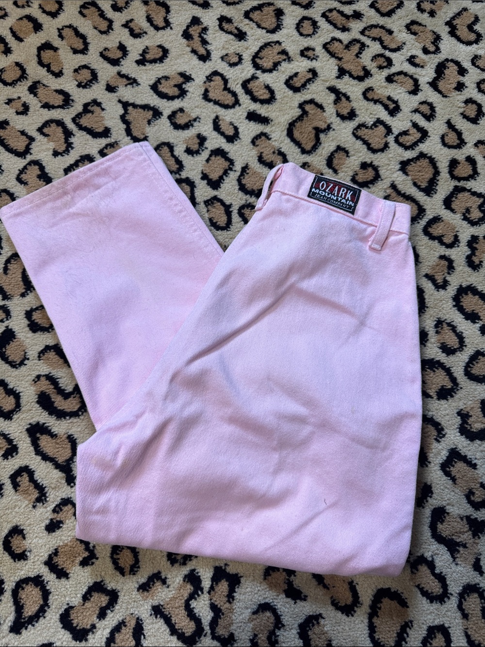 Ozark Mountain Light Pink Straight-Leg Women's Jeans